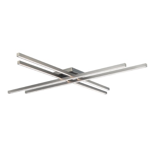 Parallax 42-Inch LED Flush Mount in Brushed Nickel 3CCT by WAC Lighting