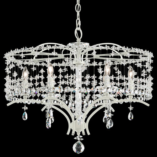 Bella Rose White Crystal Chandelier by Schonbek Lighting