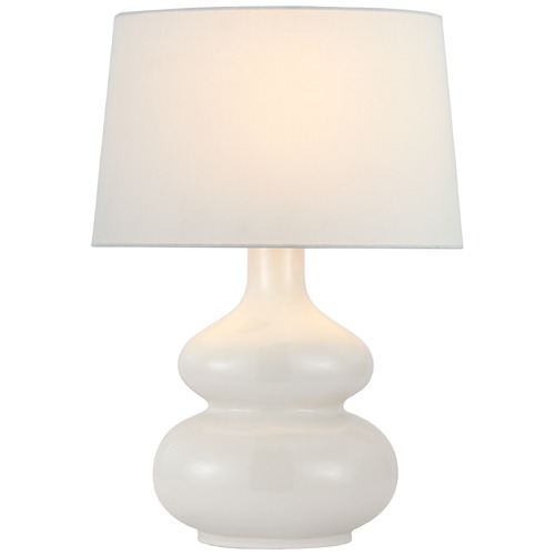 Chapman & Myers Lismore Medium Table Lamp in Ivory by Visual Comfort Signature