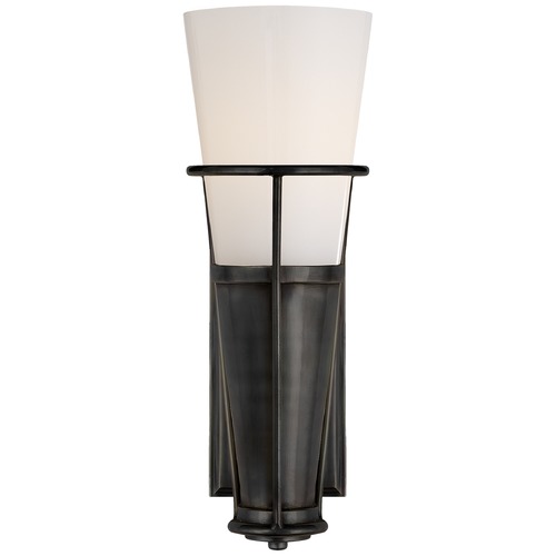 Visual Comfort Signature Collection Thomas OBrien Robinson Sconce in Bronze by Visual Comfort Signature TOB2751BZWG