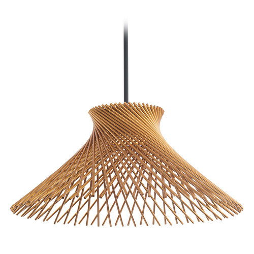 Zenya Gold LED Pendant with Coolie Shade by Modern Forms