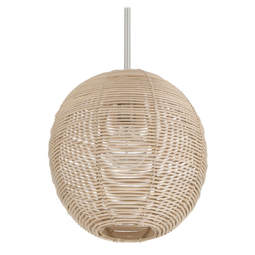 Hunter Fan Company Berkeley Brushed Nickel Pendant Light with Globe Shade