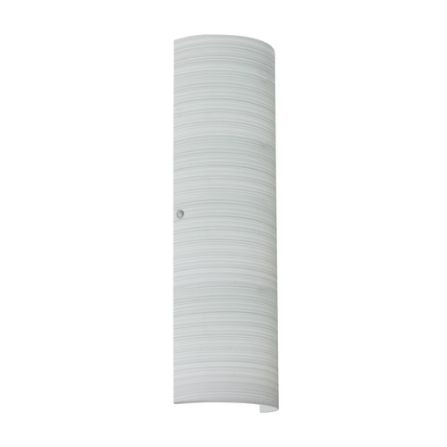 Sconce Wall Light Grey Glass Satin Nickel by Besa Lighting