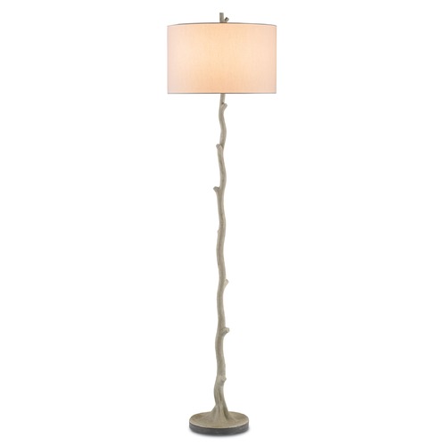 Currey and Company Lighting Beaujon Floor Lamp in Polished/Aged Steel by Currey & Company 8064