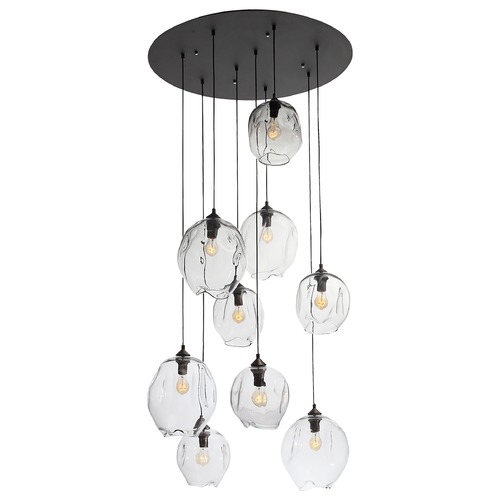 Sonoma Ave. Dark Bronze Multi-Light Pendant by Avenue Lighting