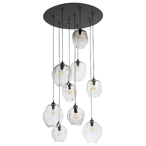 Avenue Lighting Sonoma Ave. Dark Bronze Multi-Light Pendant by Avenue Lighting HF8149-DBZ-CL