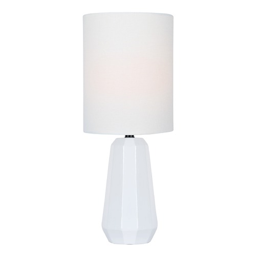 Charna White Table Lamp by Lite Source Lighting