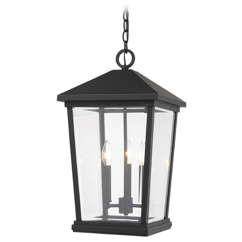 Beacon Oil Rubbed Bronze Outdoor Hanging Light by Z-Lite