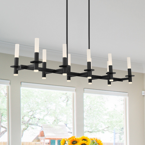 Eurofase Lighting Torna Matte Black LED Island Light by Eurofase Lighting 38441-028