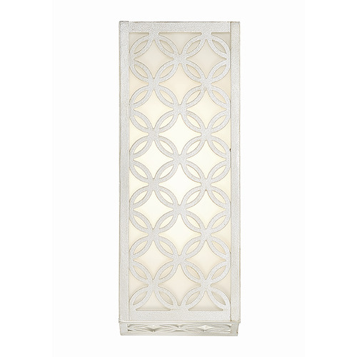 Eurofase Lighting Clover 13-Inch Outdoor Sconce in Aged Silver by Eurofase Lighting 42698-024