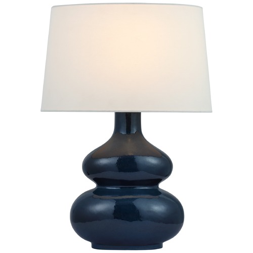 Visual Comfort Signature Collection Chapman & Myers Lismore Lamp in Mixed Blue Brown by Visual Comfort Signature CHA8686MBBL