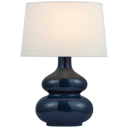 Chapman & Myers Lismore Lamp in Mixed Blue Brown by Visual Comfort Signature