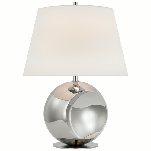 Visual Comfort Signature Collection Paloma Contreras Comtesse Lamp in Nickel by Visual Comfort Signature PCD3101PN-L