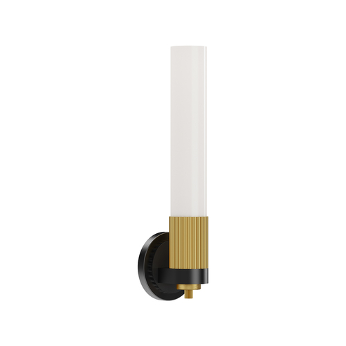 Alora Lighting Rue Matte Black & Brushed Gold Sconce
