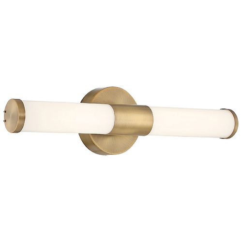 Access Lighting Retreat Antique Brushed Brass LED Vertical Bathroom Light by Access Lighting 62535LEDDCS-ABB/ACR