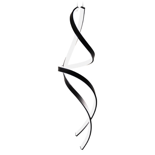 Modern Forms by WAC Lighting Modern Forms Synopsis Black LED Pendant Light PD-58471-BK