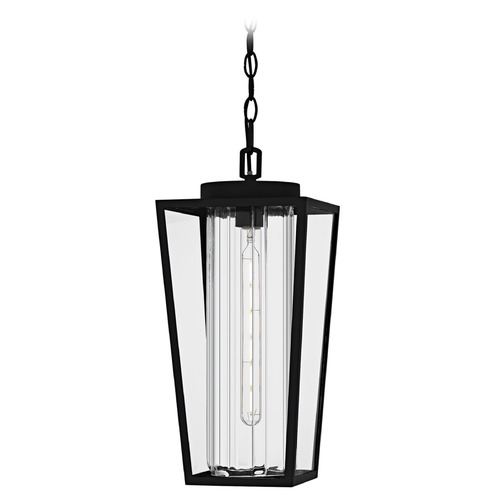 Quoizel Lighting Jett Matte Black Mini-Pendant Light with Cylindrical Shade