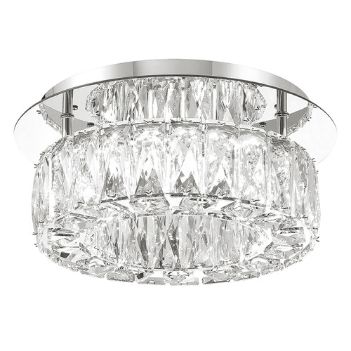 Crystorama Lighting Kinsley Polished Chrome LED Flushmount Light