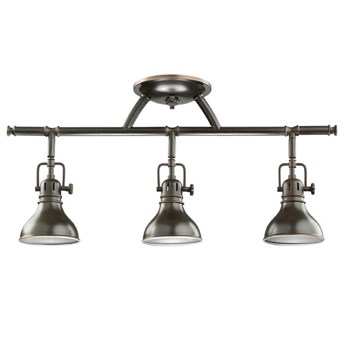 Kichler Lighting Hatteras Bay 3-Light Halogen Fixed Rail in Olde Bronze by Kichler Lighting 7050OZ