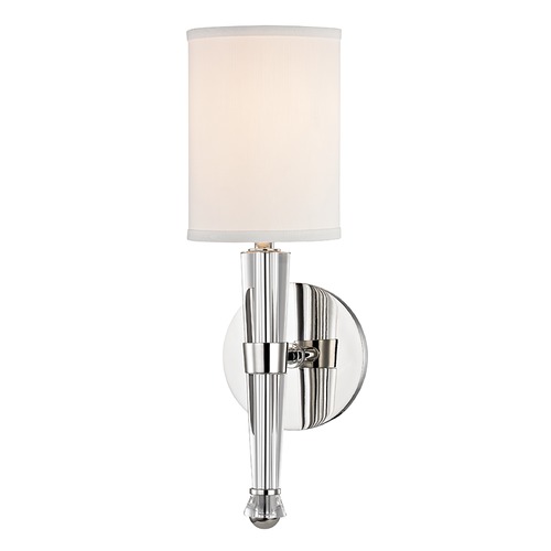 Volta Polished Nickel Sconce by Hudson Valley Lighting