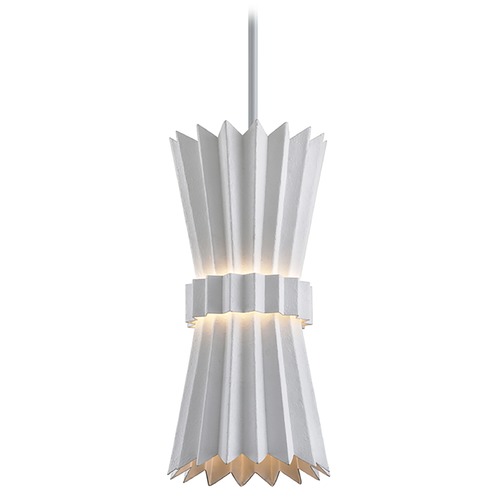 Corbett Lighting Moxy Gesso White Pendant by Corbett Lighting 313-41