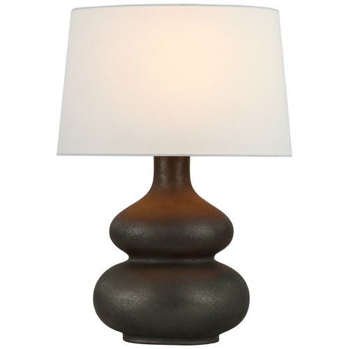 Chapman & Myers Lismore Lamp in Black Metallic by Visual Comfort Signature
