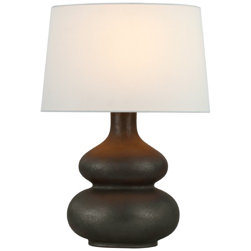 Visual Comfort Signature Collection Chapman & Myers Lismore Lamp in Black Metallic by Visual Comfort Signature CHA8686SBML