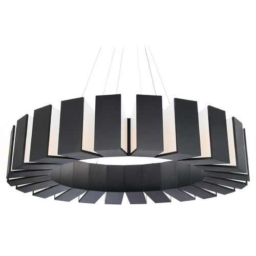 Modern Forms by WAC Lighting Chronos Black LED Chandelier by Modern Forms PD-75950-BK