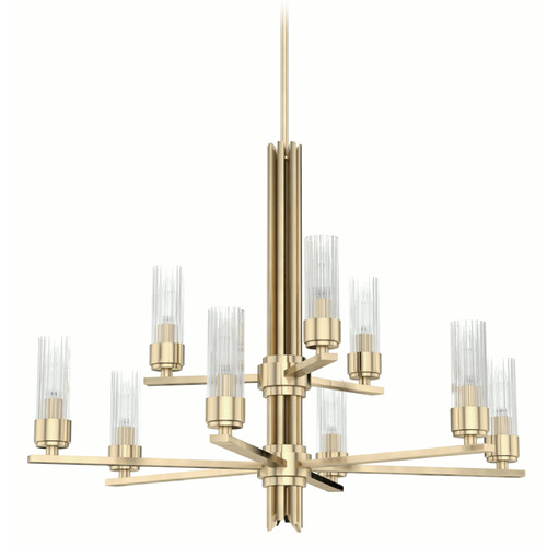 Gatz Alturas Gold Chandelier by Hunter Fan Company