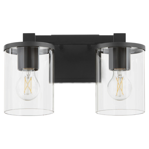 Quorum Lighting Bolton Matte Black Bathroom Light by Quorum Lighting 523-2-59