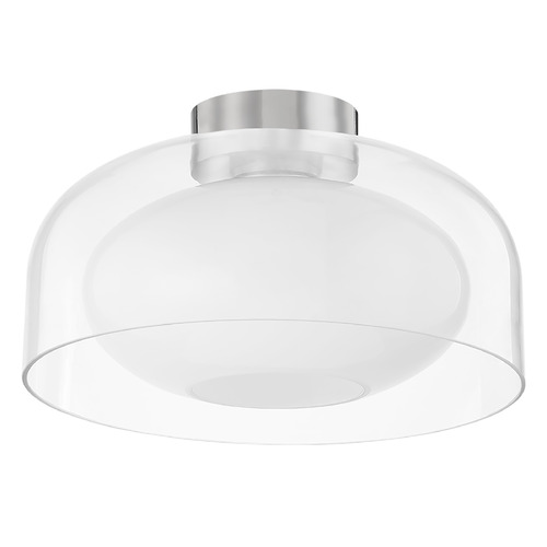 Mitzi Kinsley Polished Nickel Single Flush Mount