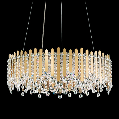 Schonbek Worldwide Lighting Chatter Gold Mirror Pendant Light