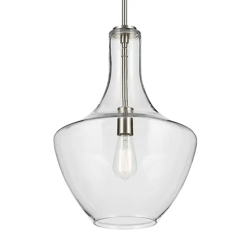 Kichler Lighting Everly Brushed Nickel Pendant Light with Urn Shade
