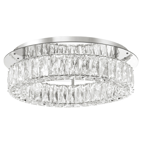 Crystorama Lighting Kinsley Polished Chrome LED Flushmount Light