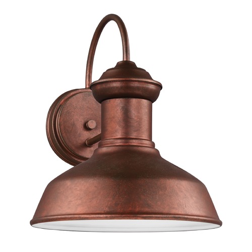 Fredricksburg 12-Inch Outdoor Wall Light in Weathered Copper by Generation Lighting