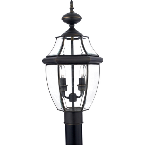 Quoizel Lighting Newbury Post Light in Medici Bronze by Quoizel Lighting NY9042Z