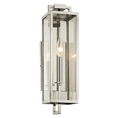 Troy Lighting Beckham Polished Stainless Outdoor Wall Light by Troy Lighting B6531