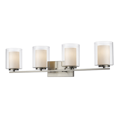 Willow Brushed Nickel Bathroom Light by Z-Lite