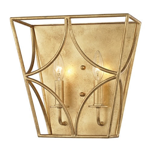 Hudson Valley Lighting Green Point Gold Leaf Sconce by Hudson Valley Lighting 4800-GL