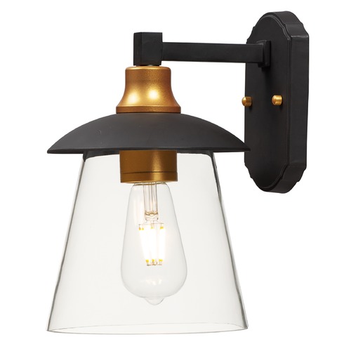 Maxim Lighting Maxim Lighting Crib Bronze / Gold LED Outdoor Wall Light 10315CLBZGLD