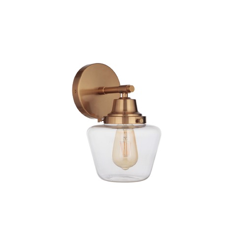 Craftmade Lighting Essex Wall Sconce in Satin Brass by Craftmade Lighting 19507SB1