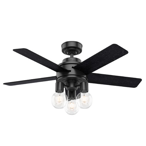 Hunter Fan Company 44-Inch Hardwick Fan in Matte Black by Hunter Fan Company 50593