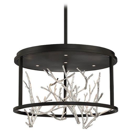 Eurofase Lighting Aerie Black & Silver LED Mini Chandelier by Eurofase Lighting 38636-028