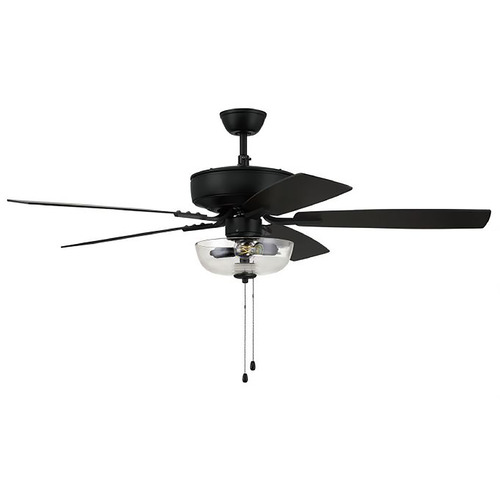 Pro Plus 101 52-Inch LED Fan in Flat Black by Craftmade Lighting