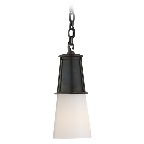 Thomas OBrien Robinson Small Pendant in Bronze by Visual Comfort Signature