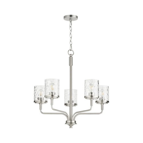 Starky 27-Inch Chandelier in Satin Nickel by Quorum Lighting