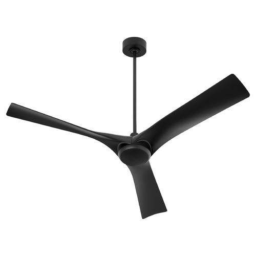 Oxygen Ridley Black Ceiling Fan Without Light