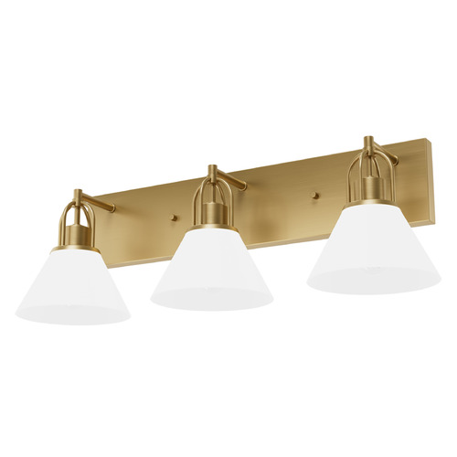 Hunter Fan Company Carrington Isle Luxe Gold Bathroom Light