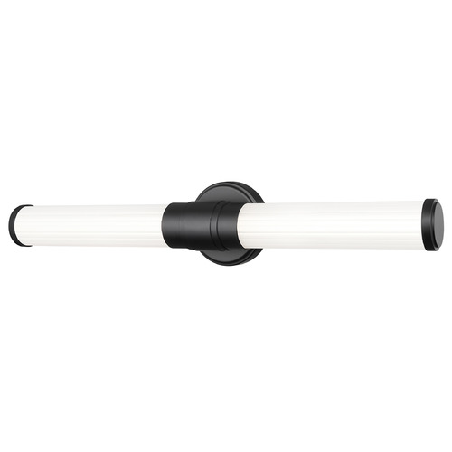Z-Lite Z-Lite Warwick Matte Black LED Vertical Bathroom Light 1020-25W-MB-LED