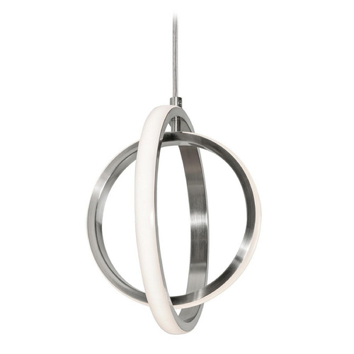 Afx Lighting Lock Satin Nickel LED Mini-Pendant Light